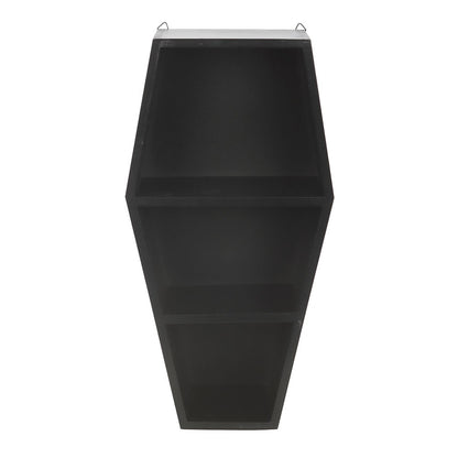 Small Black Coffin Shelf