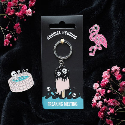 Freaking Melting Ice Cream Keyring