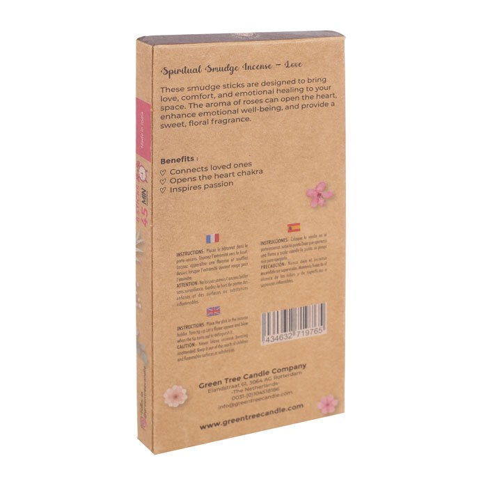 Rose Love Spiritual Smudge Incense Sticks