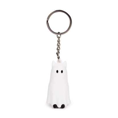 Spooky Ghost Cat 3D Keyring