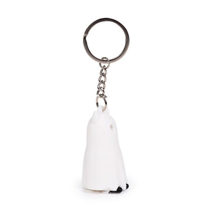Spooky Ghost Cat 3D Keyring
