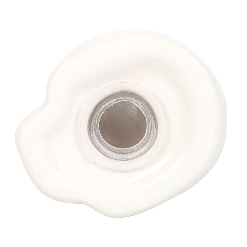 White Cat Shaped Salt and Pepper Shakers