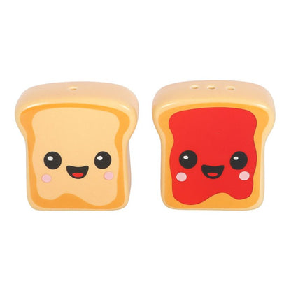 Kawaii Toast Salt and Pepper Shakers