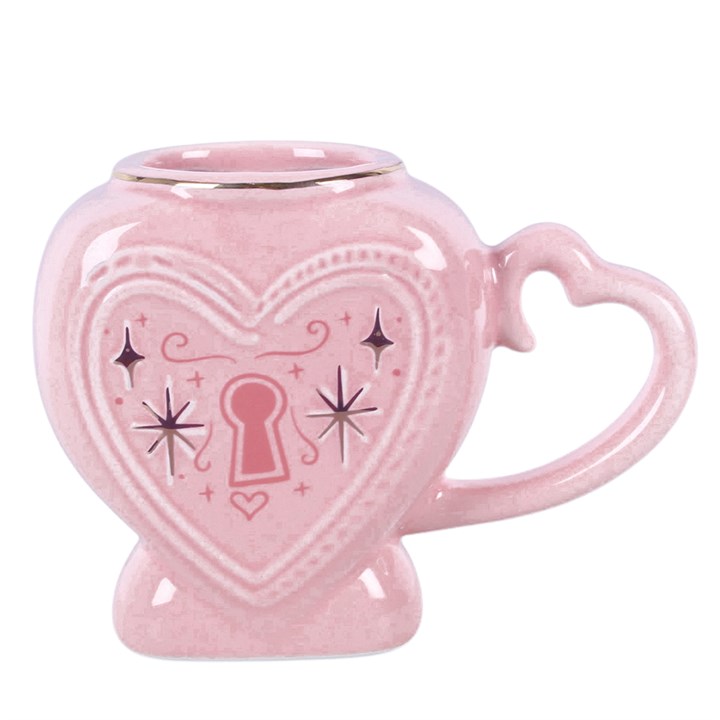 Heart Locket Mug and Key Stirrer