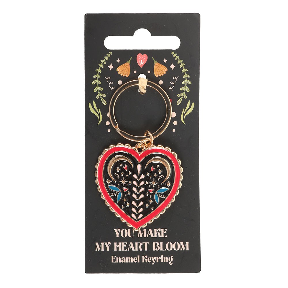 Folk Heart Keyring