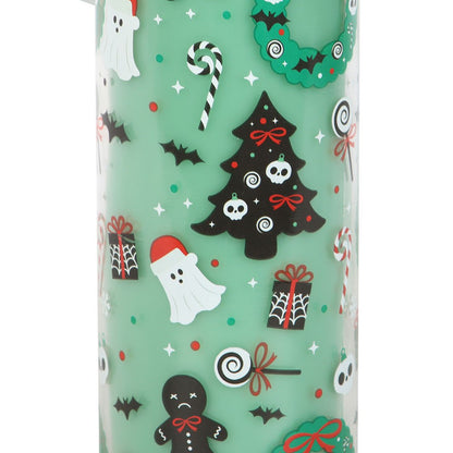 Merry Creepmas Cursed Candy Cane Tube Candle