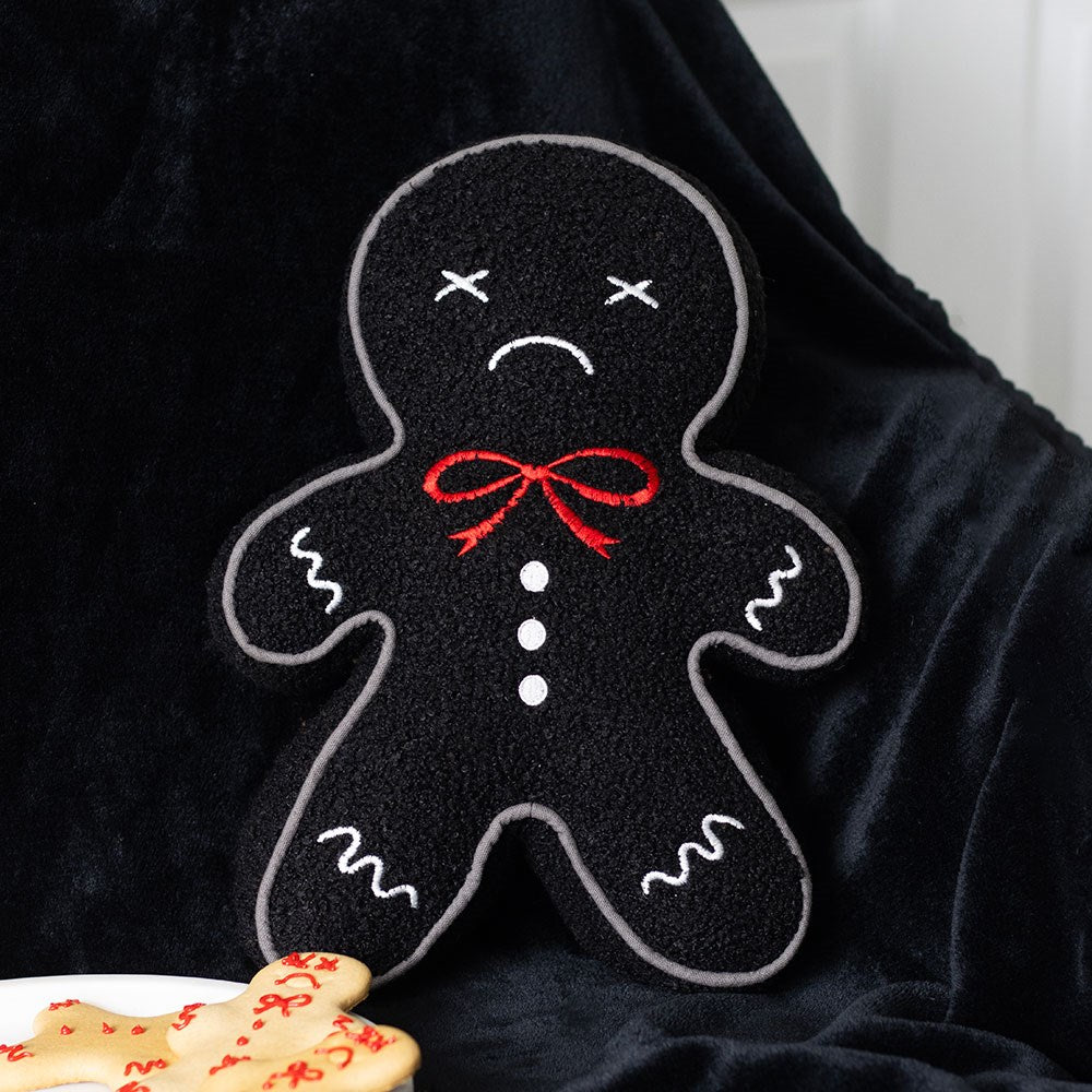 Gingerdead Man Boucle Cushion