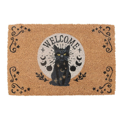 Black Magick Cat Doormat