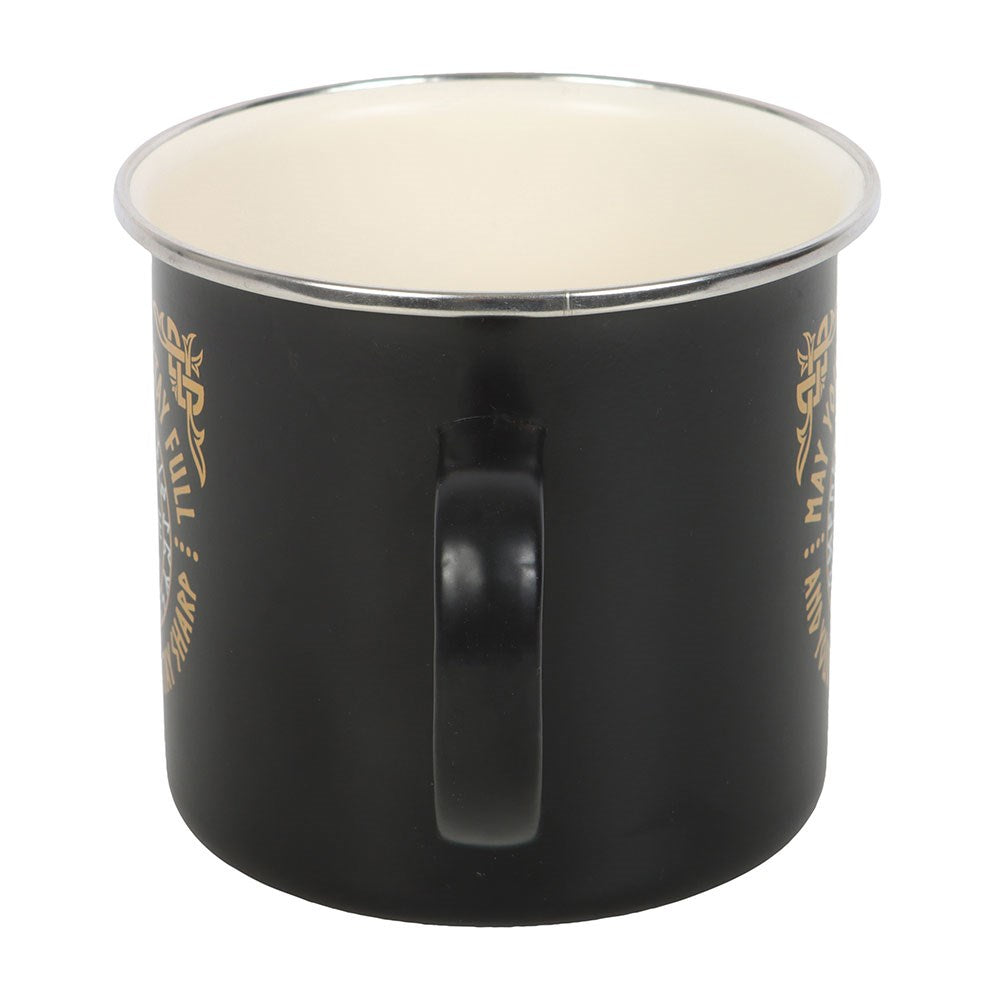 Viking Compass Enamel Mug