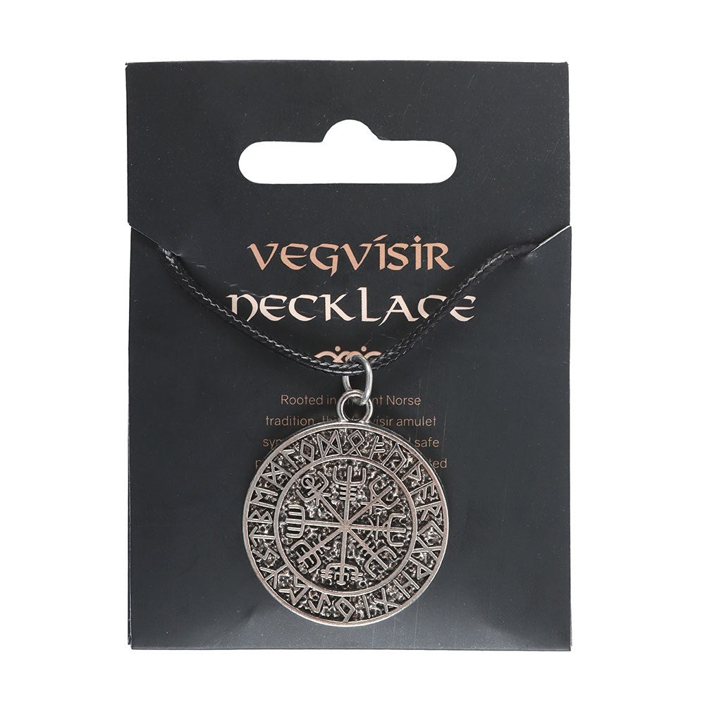 Vegvisir Viking Compass Viking Cord Necklace