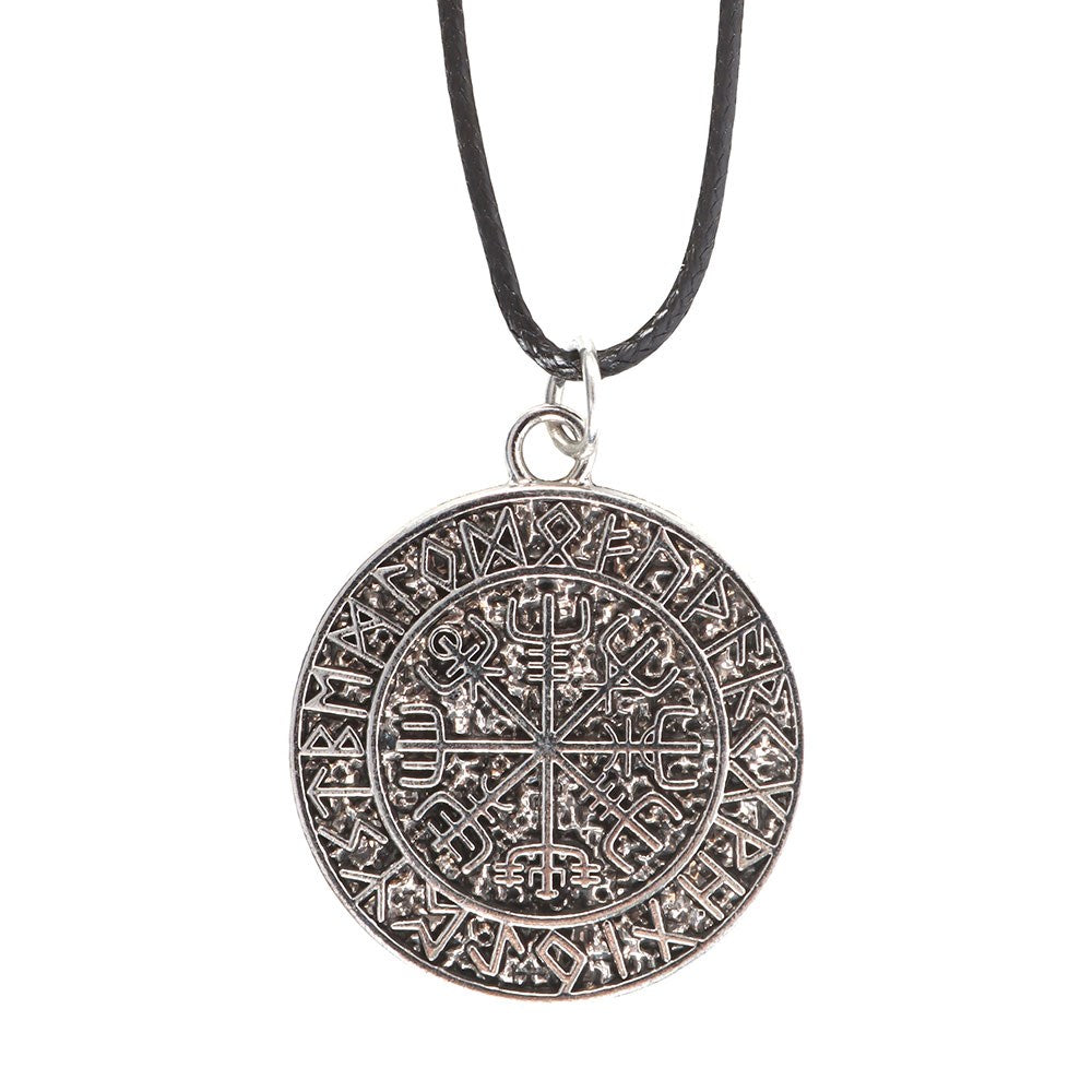 Vegvisir Viking Compass Viking Cord Necklace