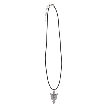 Arrowhead of Strength Viking Cord Necklace