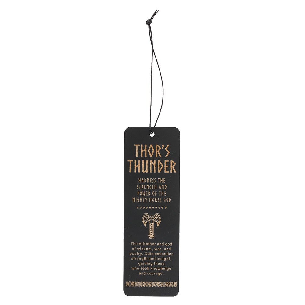 Thor's Thunder Wooden Bookmark