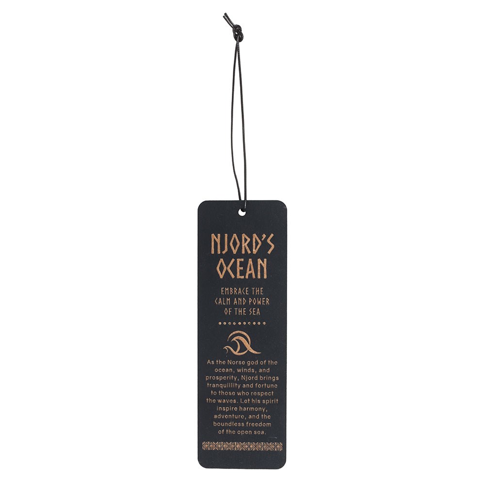 Njord's Ocean Wooden Bookmark
