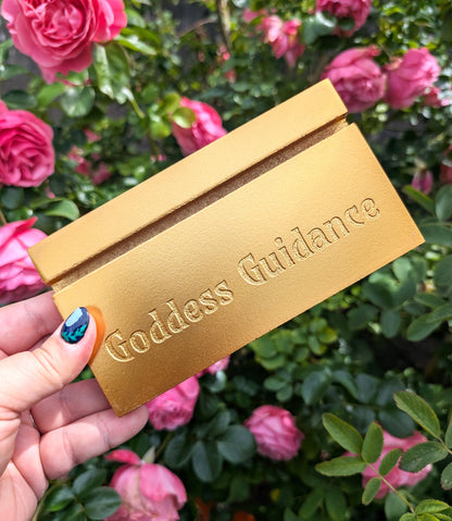 Goddess Energy Affirmation Cards with Wooden Stand