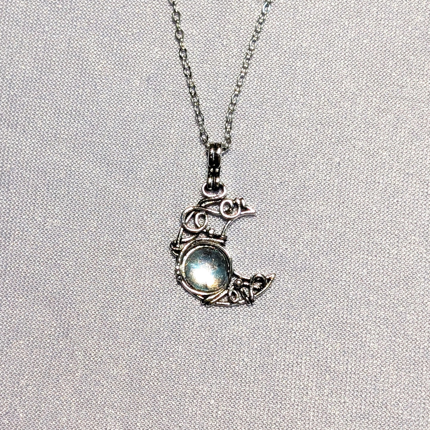 Moonlit Reverie Crescent Moon Necklace