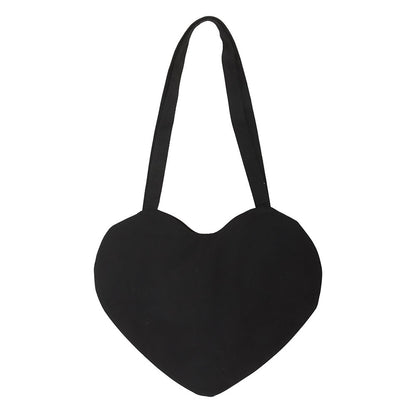 Burning Heart Satin Tote Bag