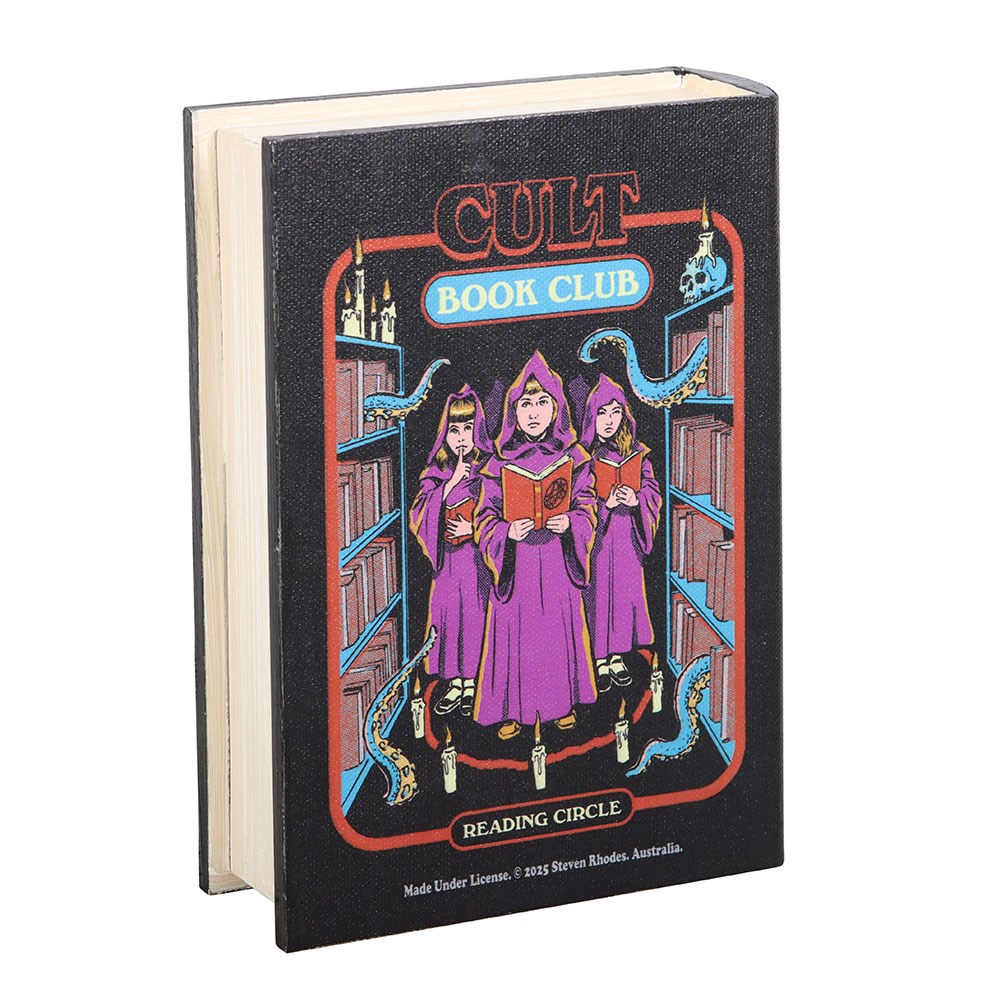 Cult Book Club Book-Shaped Storage Box by Steven Rhodes
