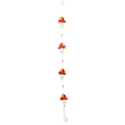 String of Mushroom Suncatchers