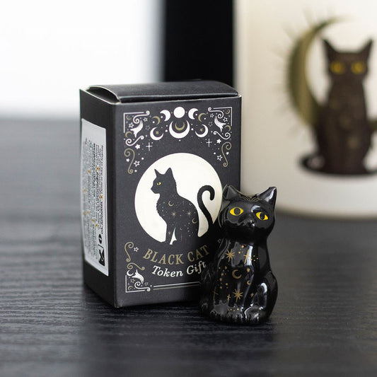 Black Cat Keepsake Figurine
