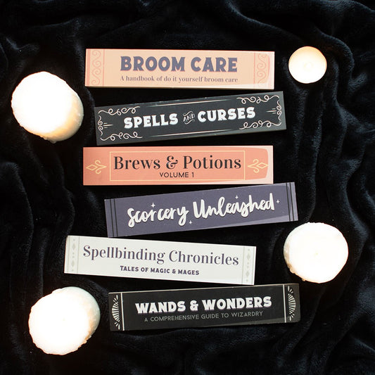 Witchy Books Wooden Signs