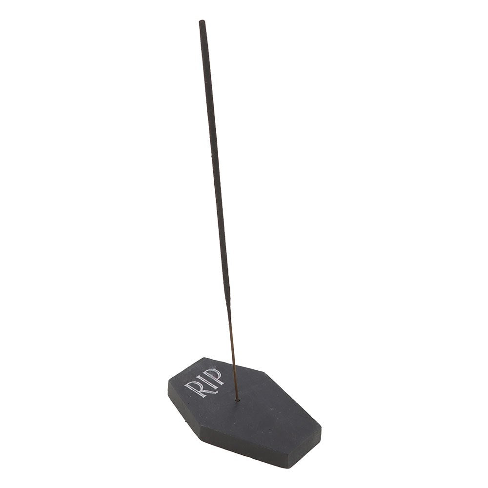 Black Rose Incense Sticks with Coffin Holder