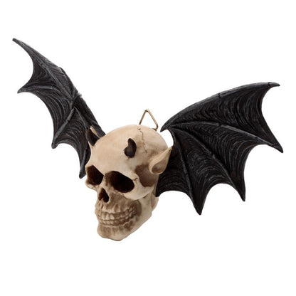 Devil Bat Skull Wall Plaque