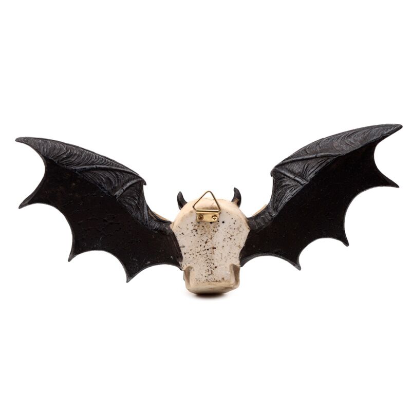 Devil Bat Skull Wall Plaque