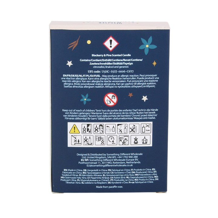 Blackberry & Pine Winter Ritual Spell Candles