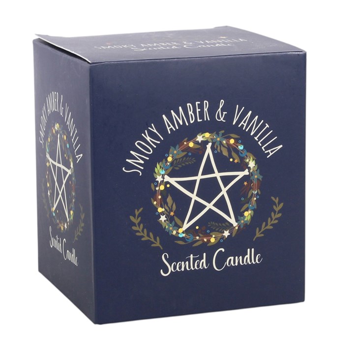 Solstice Wreath Smoky Amber & Vanilla Candle