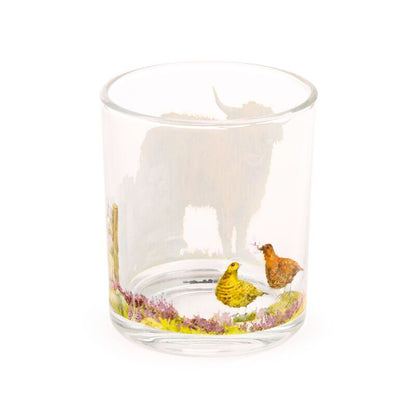 Jan Pashley Highland Coo Glass Tumbler Set