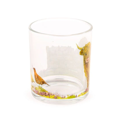 Jan Pashley Highland Coo Glass Tumbler Set