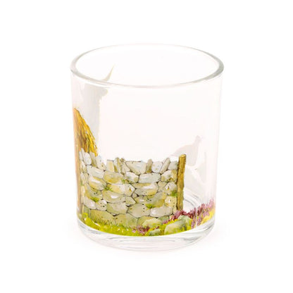 Jan Pashley Highland Coo Glass Tumbler Set