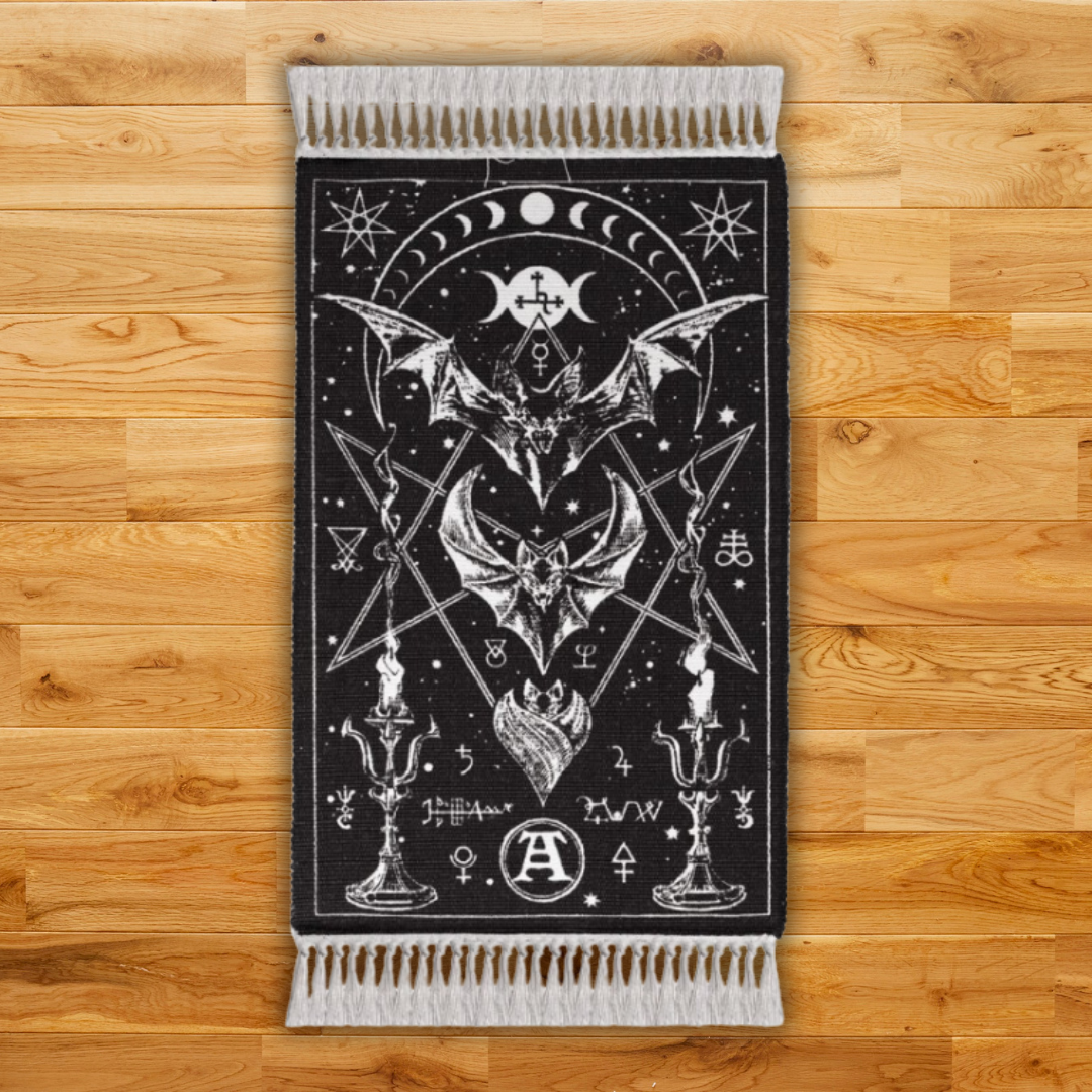 Evilution Bat Rug – Midnight Rose Emporium