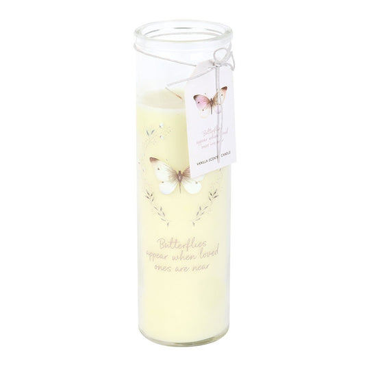 Butterflies Appear Vanilla Tube Candle