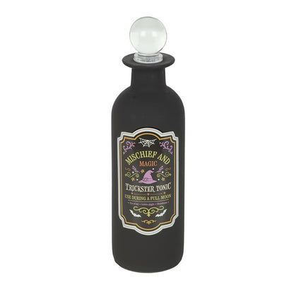 Mischief and Magic Decorative Glass Potion Bottle