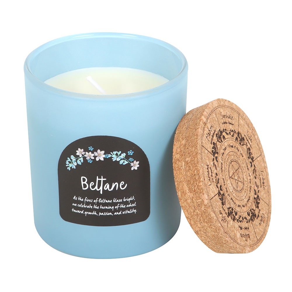 Beltane Orange Blossom Wheel of the Year Candle