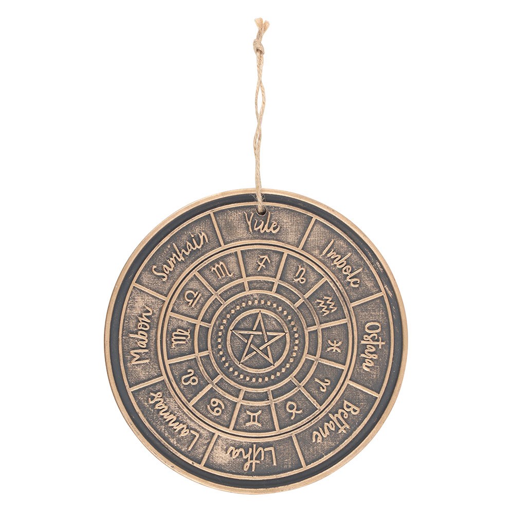 Bronze Wheel of the Year Terracotta Plaque