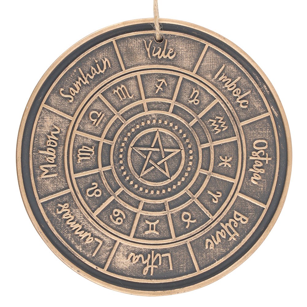 Bronze Wheel of the Year Terracotta Plaque
