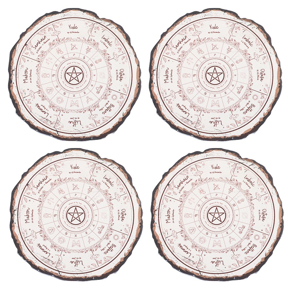 Wheel of the Year Coaster Set