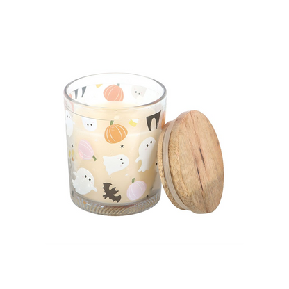 Sweet and Spooky Candy Corn Candle