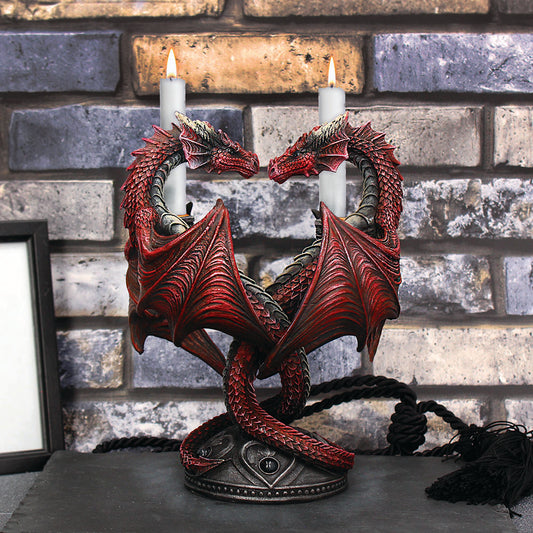 Dragon Heart Candelabra - Red Edition