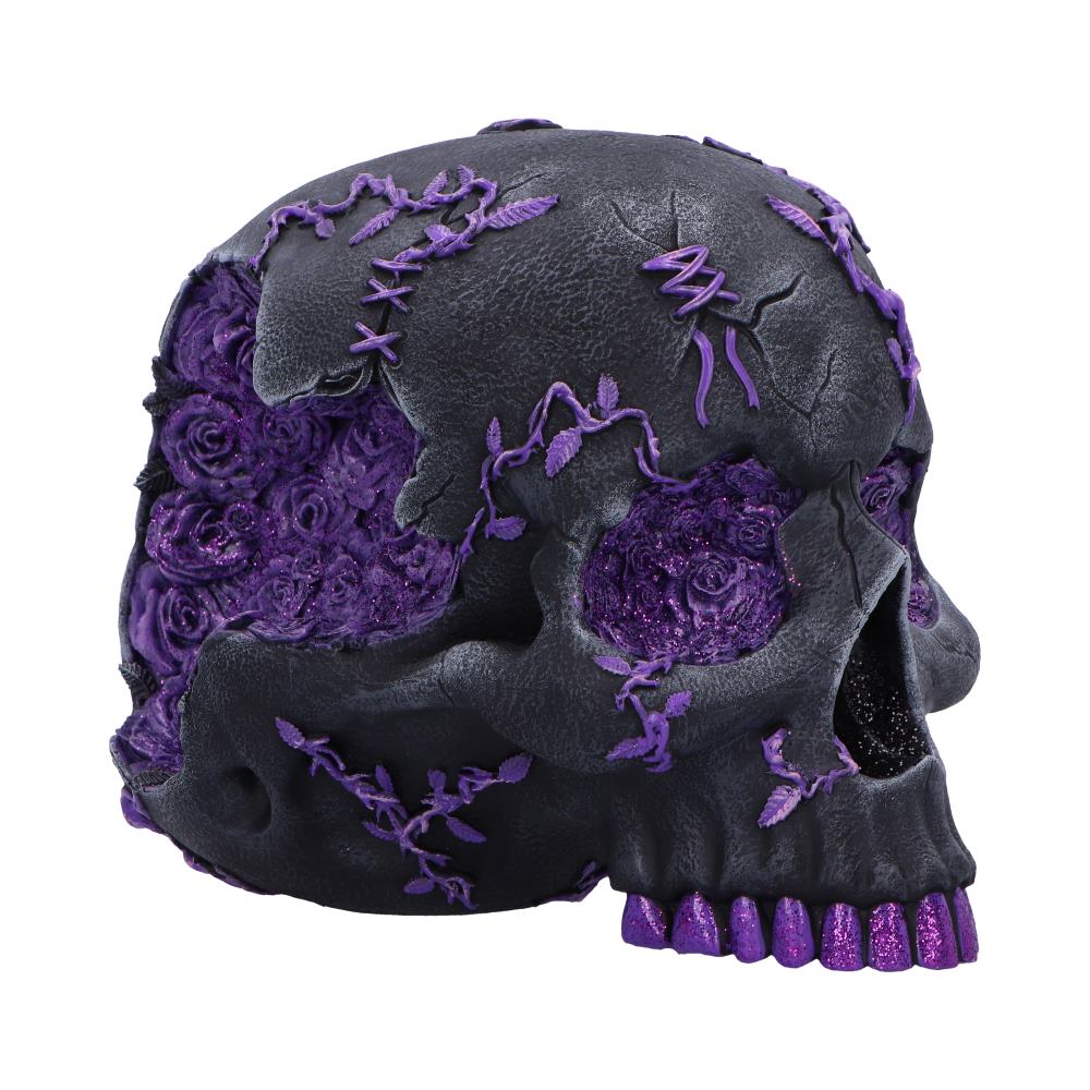 Rose Geode Skull