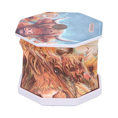 Highland Cow Foldable Lamp