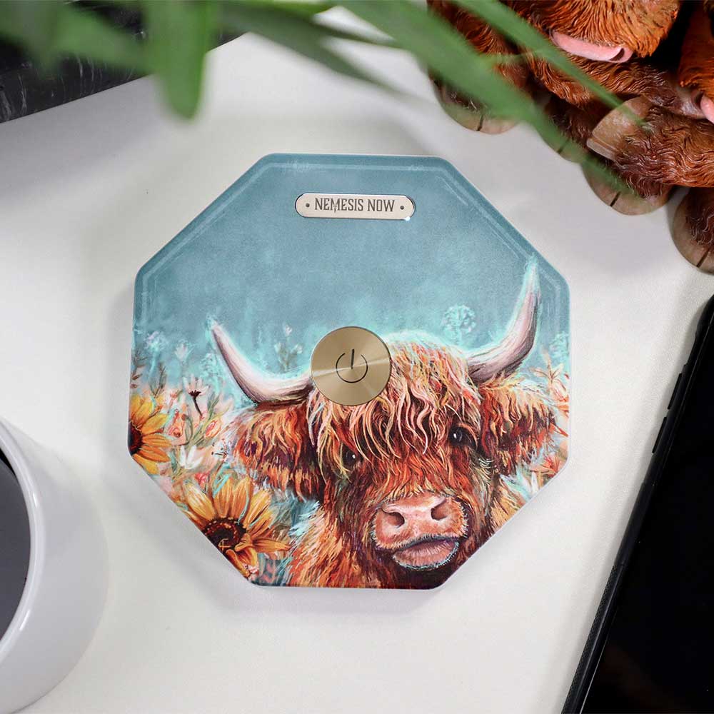 Highland Cow Foldable Lamp