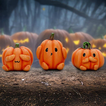 Three Wise Pumpkins
