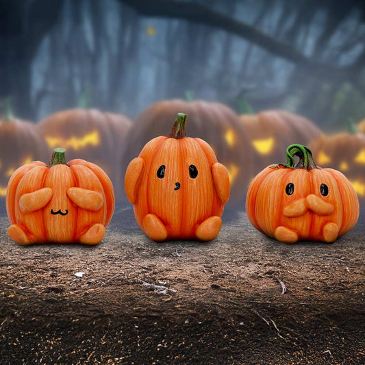 Three Wise Pumpkins