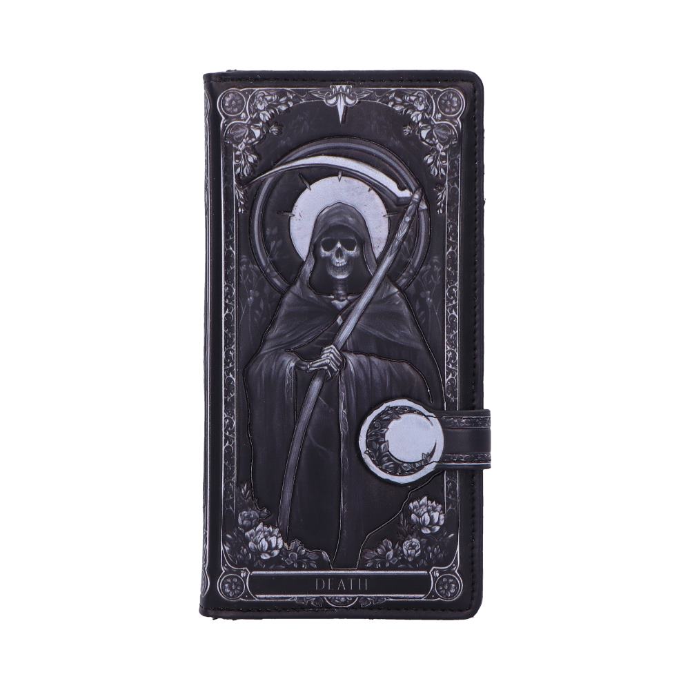 Skeleton Tarot Embossed Purse