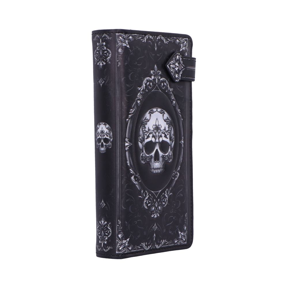 Baroque Skull Embossed Purse