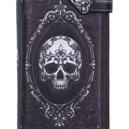 Baroque Skull Embossed Purse